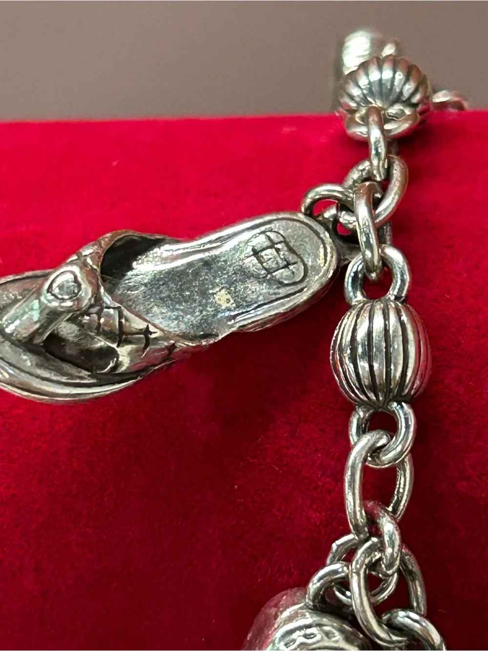 Brighton shoe charm bracelet